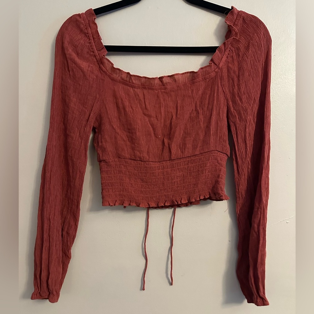 Altar’d State Rust Crop Top - Picture 4 of 4
